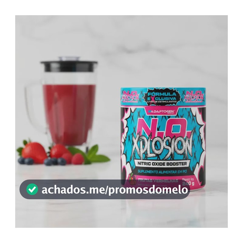 Aminoácido N.o Xplosion C/240g - Adaptogen Frutas Vermelhas