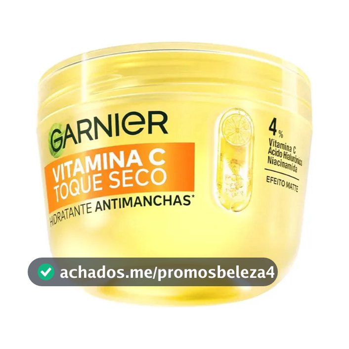 Gel Creme Hidratante Facial Antimanchas Toque Seco com Vitamina C, Controla a Oleosidade e Uniformiza a Pele, Garnier, 85g