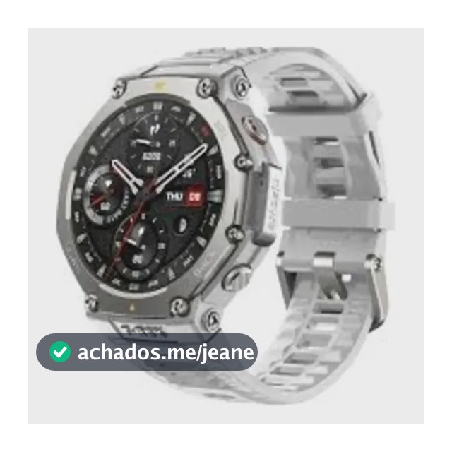 Smartwatch Amazfit T-rex 3 2024 Caixa Prata Pulseira Prateado