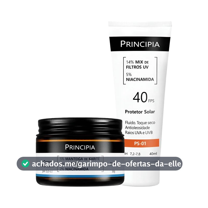 Principia Kit Hidratação E Proteção Ch-01 + Ps-01 Fps 40 Todo Tipo De Pele Dia/noite