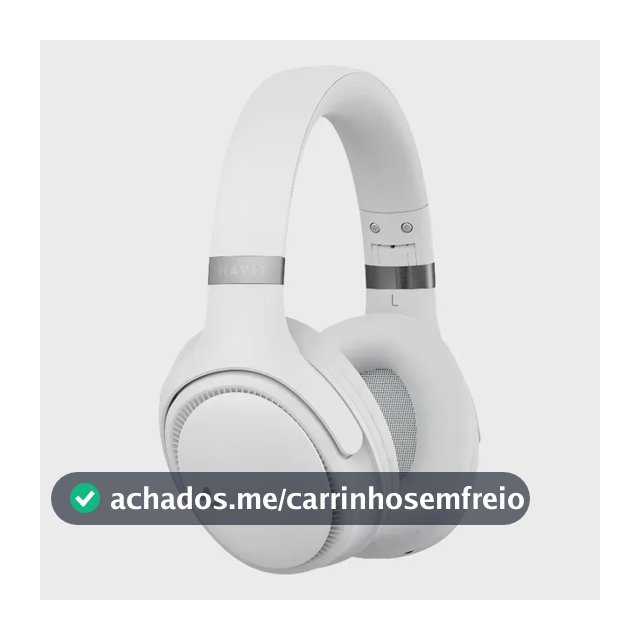 Heaphone Havit H630bt Bluetooth 5.3 On-ear 3d 55h Cor Bege