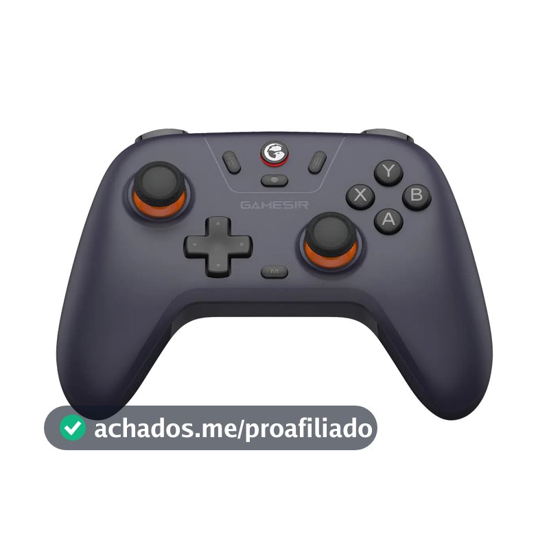 Controle Gamesir T4 Nova Lite Sem Fio Para Pc Switch Android Ios Steam Hall Effect Cor Space Purple