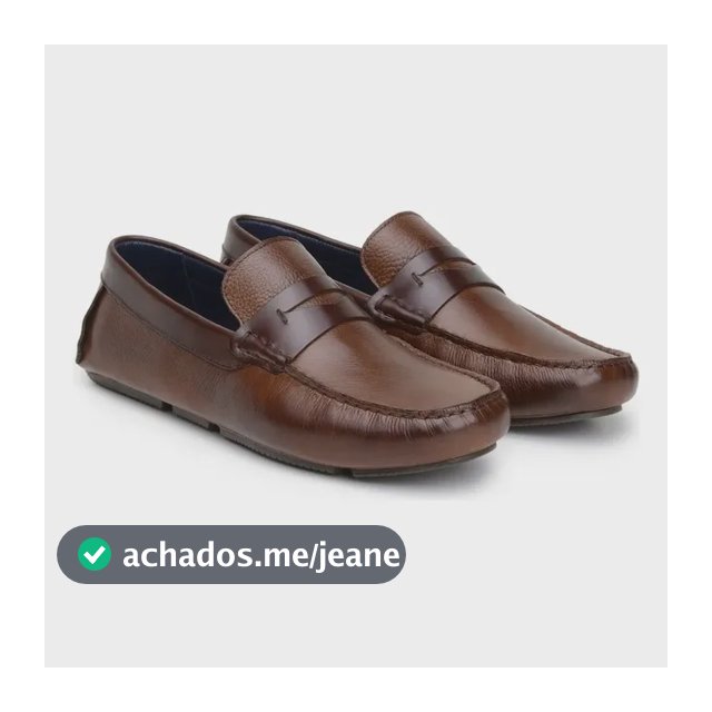 Mocassim Masculino Sopraffino Drive Couro Havana