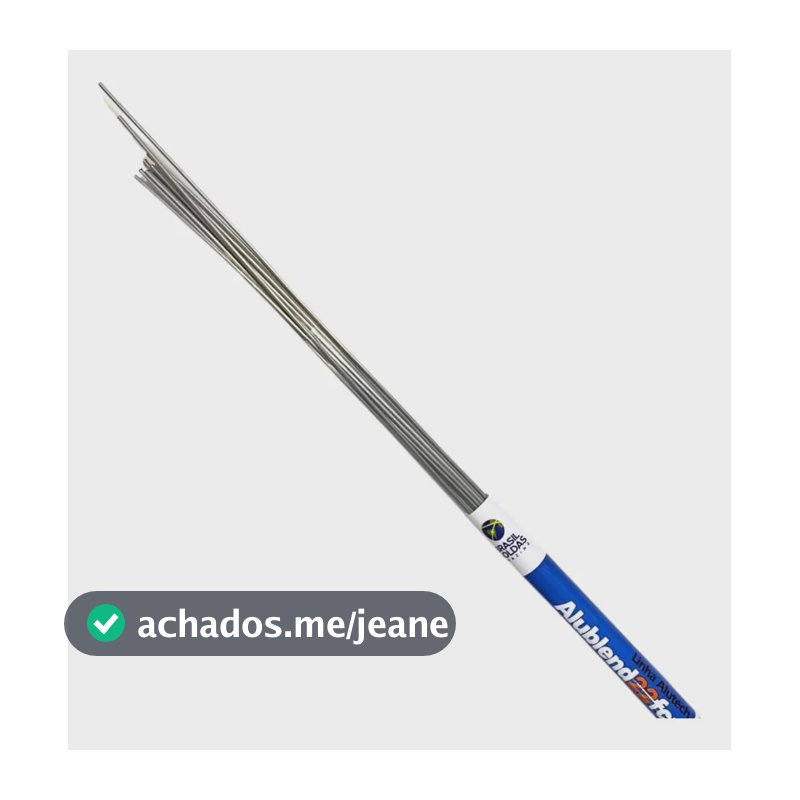 10 Vareta De Solda Alma De Fluxo Aluminio Br- Alu Blend