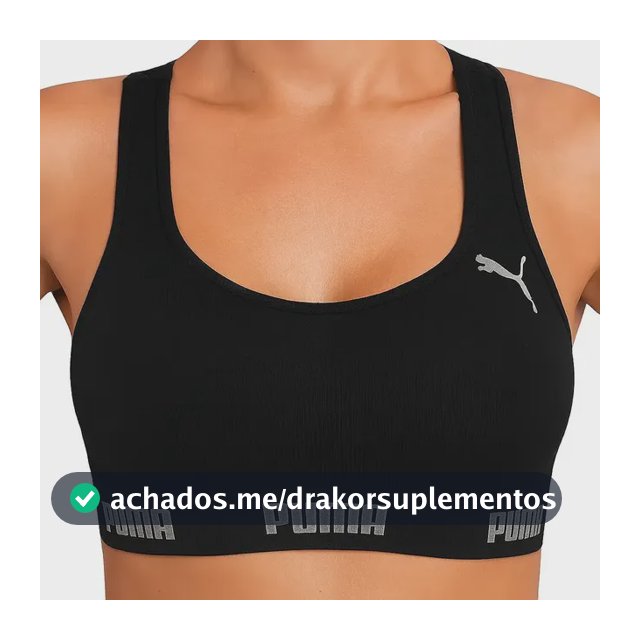 Top Puma Original Feminino Alta Sustentação Academia Fitness