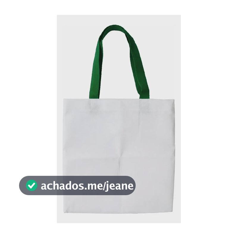 50 Sacolas Ecobag Para Sublimação 35x35 Cm (100% Poliéster)
