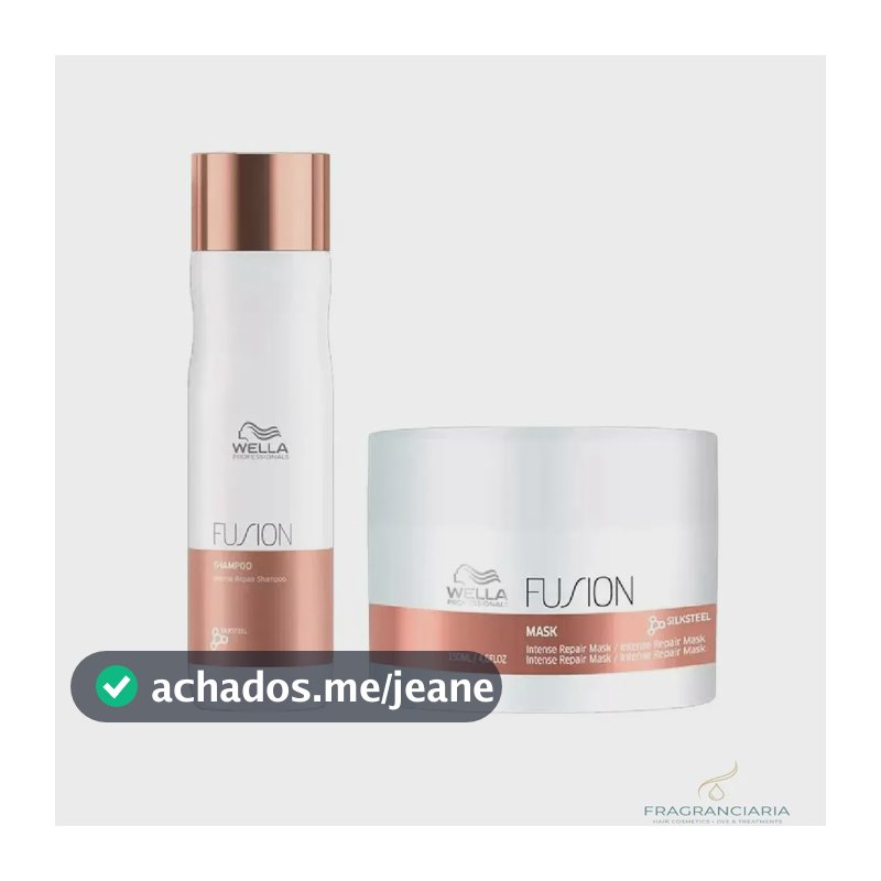 Kit Wella Profissional Fusion - Shampoo 250ml + Máscara 150ml
