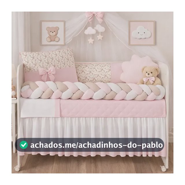 Enxoval Berço 11 Peças Menino Ternura Com Mosquiteiro