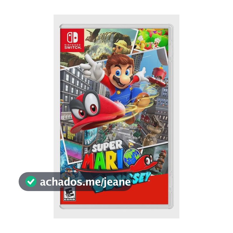 Super Mario Odyssey Switch Midia Fisica Nintendo
