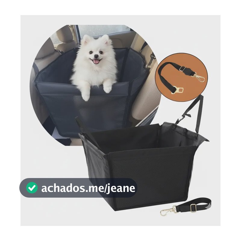 Cadeira Protetora Carro Impermeável Transporte Pet