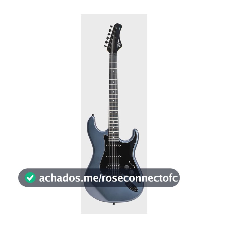Guitarra Elétrica Tagima Sixmart Com Efeitos Cor Silver Material do diapasão Purple heart Orientação da mão Destro