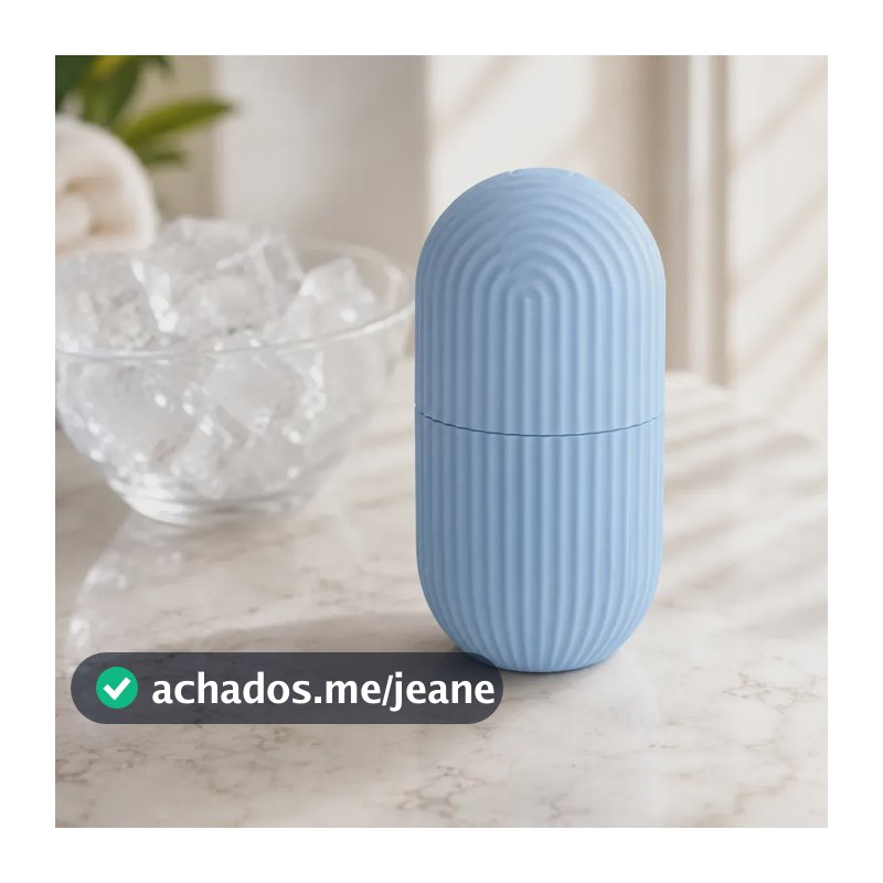 Rolo Facial De Gelo Silicone Massageador Facial Reutilizável Sortido