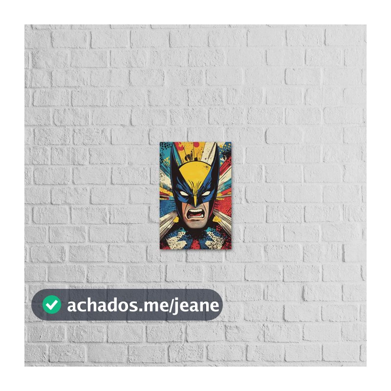 Placa Decorativa Wolverine