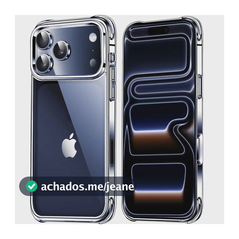 Capa Capinha Air Anti Impacto Para iPhone 17 Pro 6.3 Case Transparente