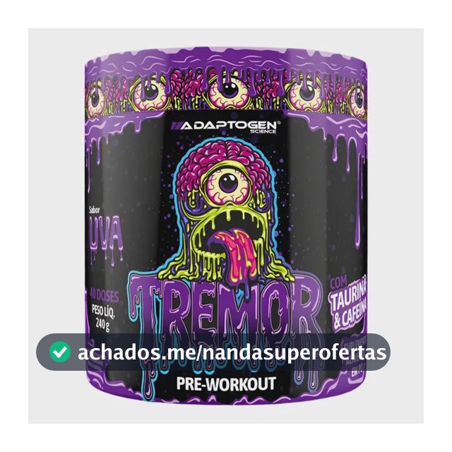 Pré Treino Adaptogen Tremor 240g Uva