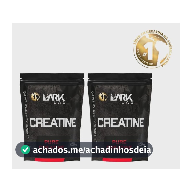 Creatina Monohidrata Pura 1kg (2 Unidades De 500g)  Dark Lab