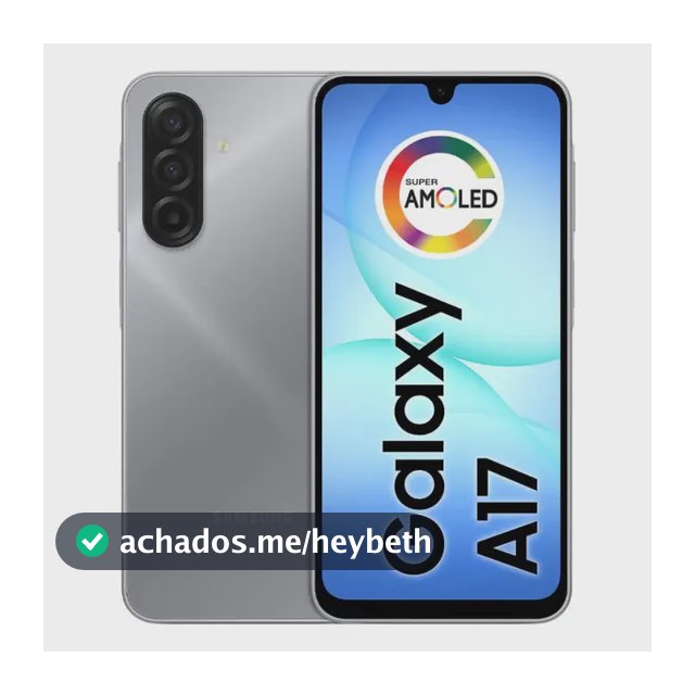 Celular Samsung Galaxy A17 Com Ia, 128gb, 4gb Ram, Câm De 50mp, Tela De 6.7, Nfc, Ip54 - Cinza
