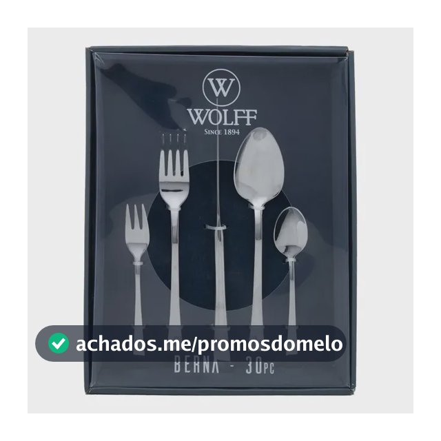Faqueiro 30 Peças Aço Inox Berna Wolff