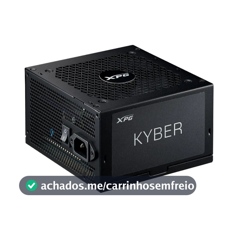 Fonte XPG Kyber 850W 80 Plus Gold com Cabo KYBER850G-BKCBR Preto
