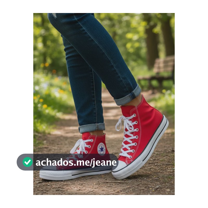 Tênis Chuck Taylor Lift Cano Alto Tecido All Star Vermelho/preto/branco Liso 38 Br