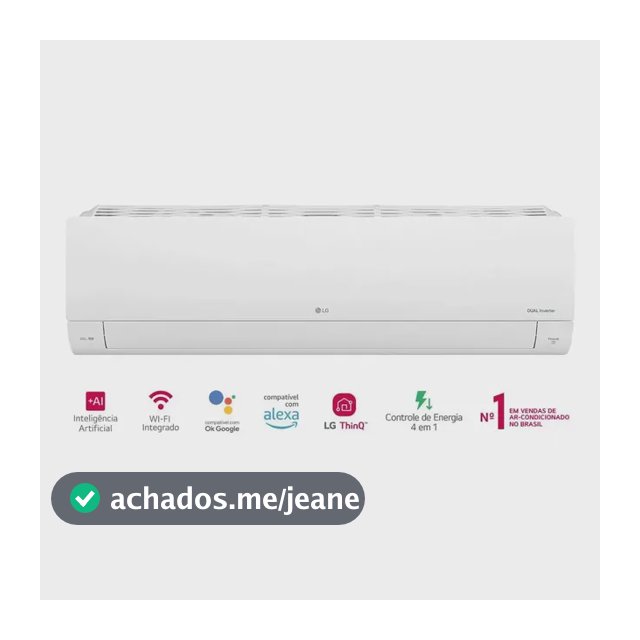 Ar-condicionado Hw LG Dual Inverter +ai Voice 12k R32 Fr 220 Branco