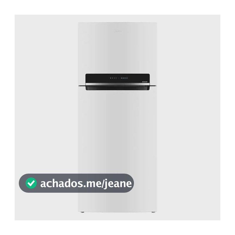 Geladeira Frost Free Midea 473 Litros MDRT611EVA011 Duplex Inverter Turbo Freezer Branca