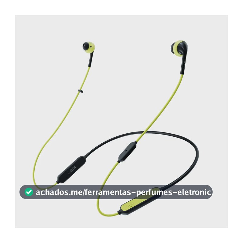Fone De Ouvido Esportivo Bluetooth Waaw By Alok Move 100ebs Preto E Verde
