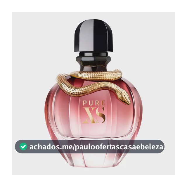 PERFUME RABANNE PURE XS FOR HER EAU DE PARFUM 80ML FEMININO