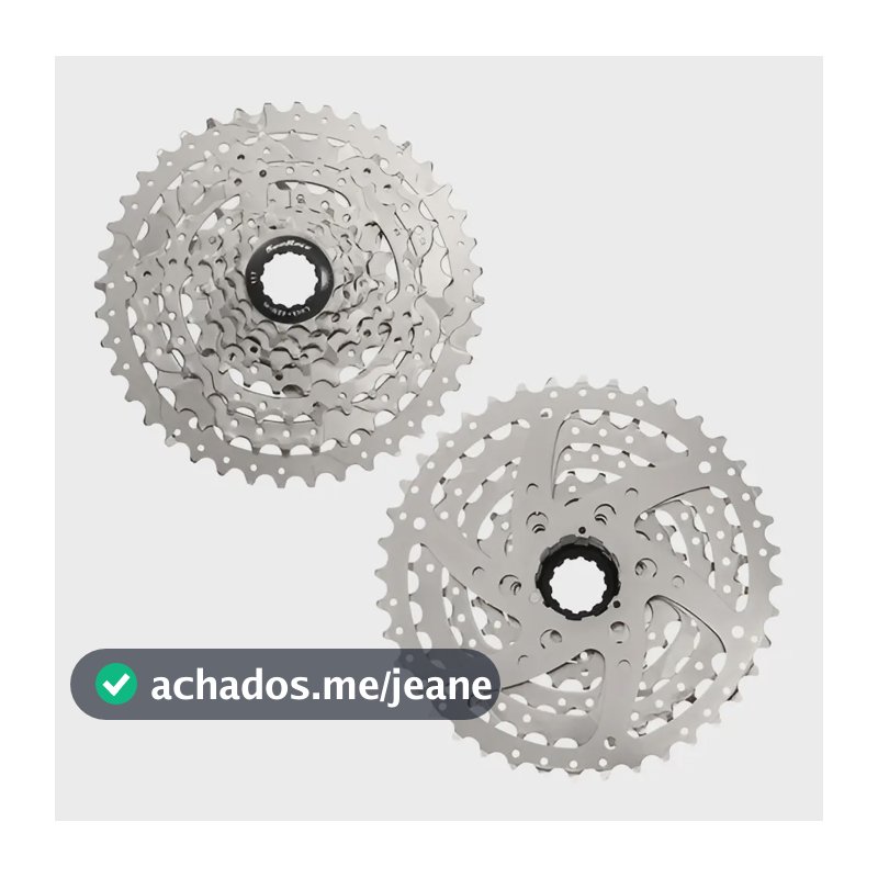 Cassete SunRace 8v M680 11x40 Para Mountain Bike, Aço Prateado