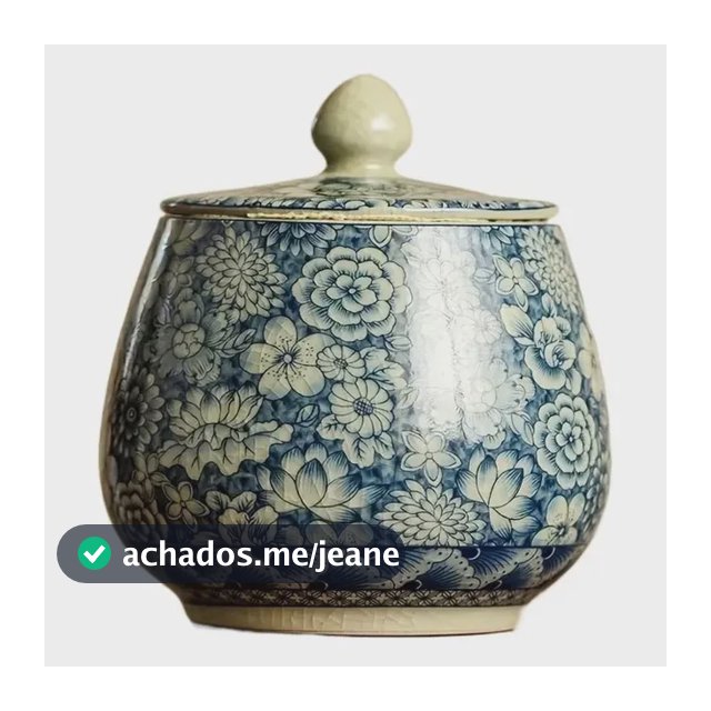 Pote Cerâmica Vintage Armazenamento Chá Café Especiarias Ved