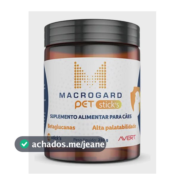Macrogard Pet Stick's 210g Suplemento Para Cães 30 Unidades