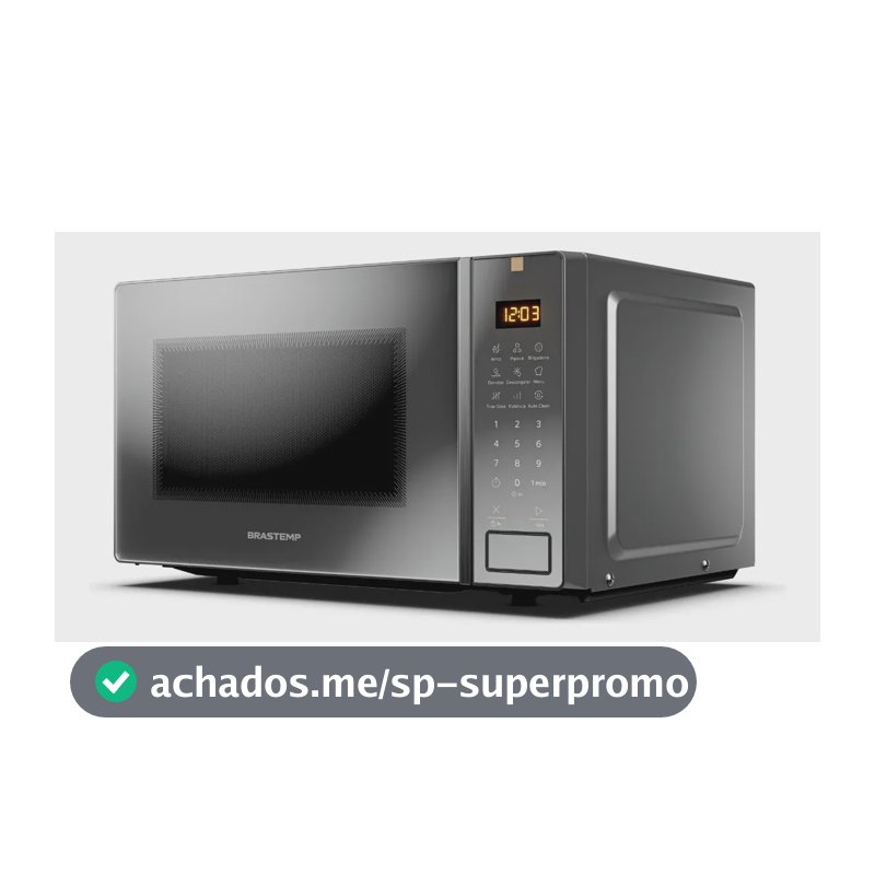 Micro-ondas Brastemp 23 Litros Multi Preparos - BMS23A