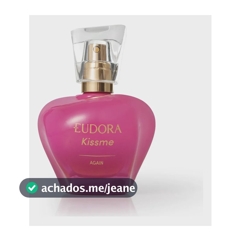 Eudora Kiss Me Again Colônia 50ml Perfume Doce