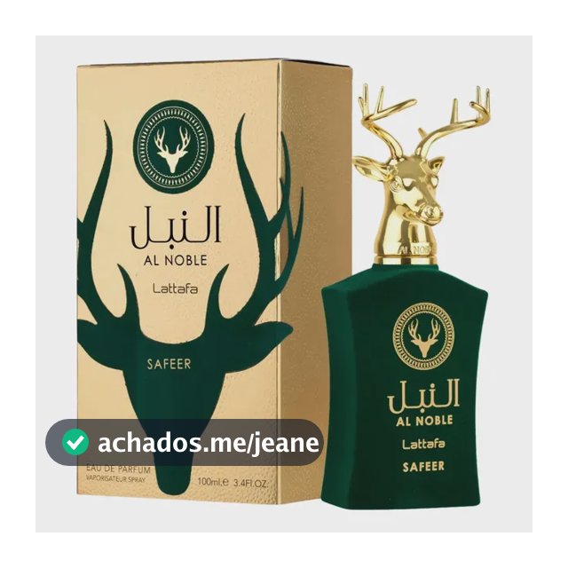 Perfume Arabe Lattafa Al Noble Safeer Original Eau De Parfum 100ml