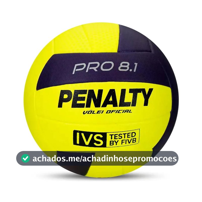 Bola Volei Penalty 8.1 Pro Amarelo
