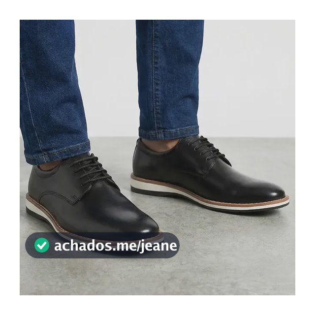 Sapato Social Masculino Casual Oxford Preto Marrom Trabalho