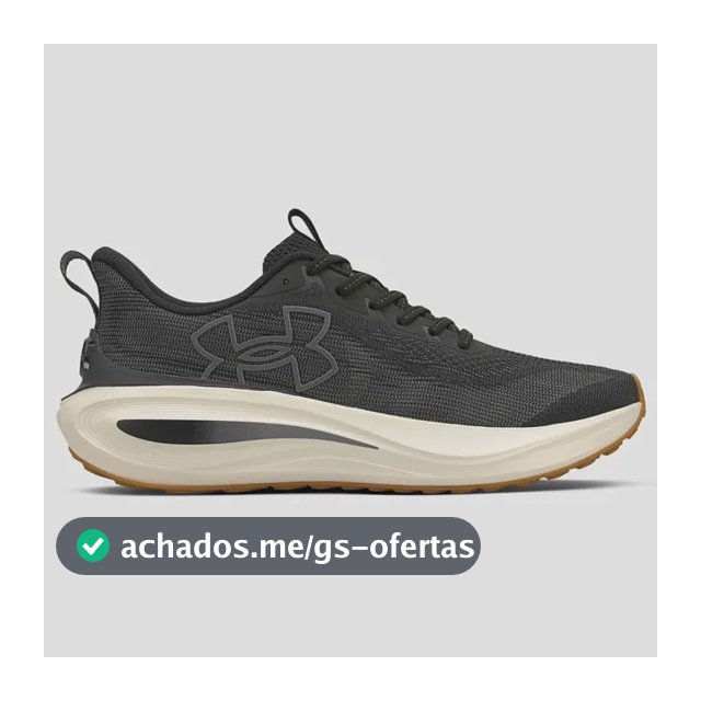 Tênis Masculino Charged Skyline 5 Under Armour Preto Liso 41 Br