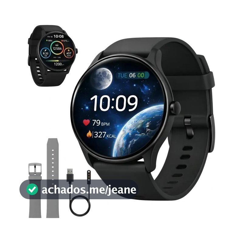 Relógio Smartwatch Inteligente Masculino Ip68 À Prova D'água Notificações Chamadas Bluetooth Saúde Monitoramento De Sono E Esportes Mzcell