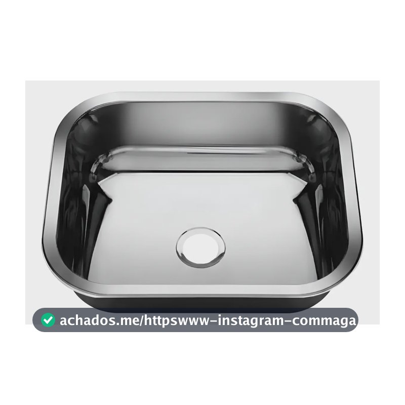 Cuba Pia Número 0 Cozinha Inox American Steel 40x34x11 Rasa Cinza
