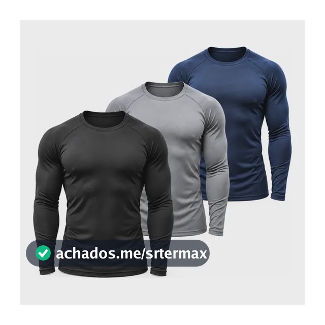 Kit 3 Camisas Proteção Uv Manga Longa Térmicas Segunda Pele Preto/ Azul-marinho/ Chumbo Gg (46-48)
