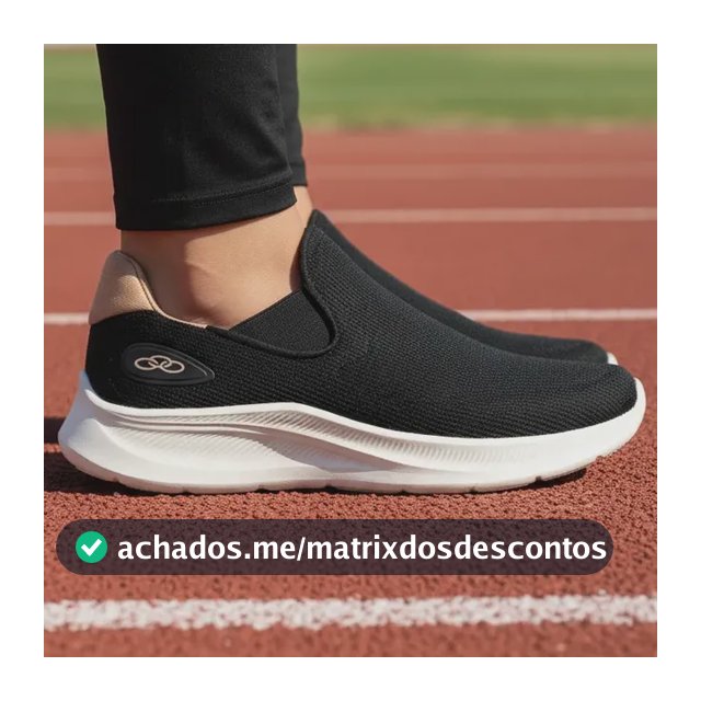 Tênis Olympikus Feminino Flutua 2 Confortável Leve Preto Liso 36