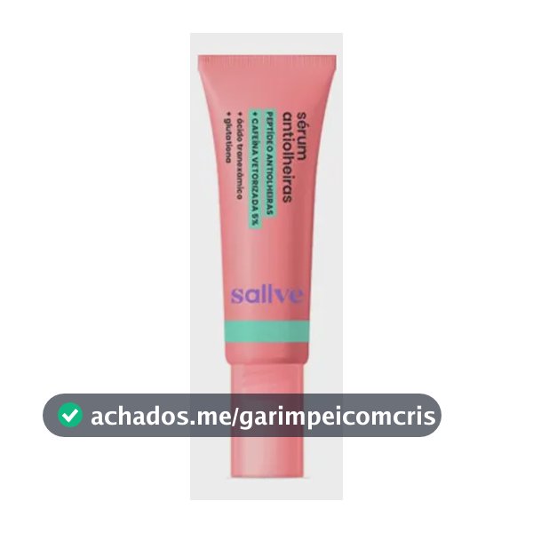 Tratamento Facial Sérum Antiolheiras Dia E Noite 15g Sallve Todo Tipo De Pele Dia/noite