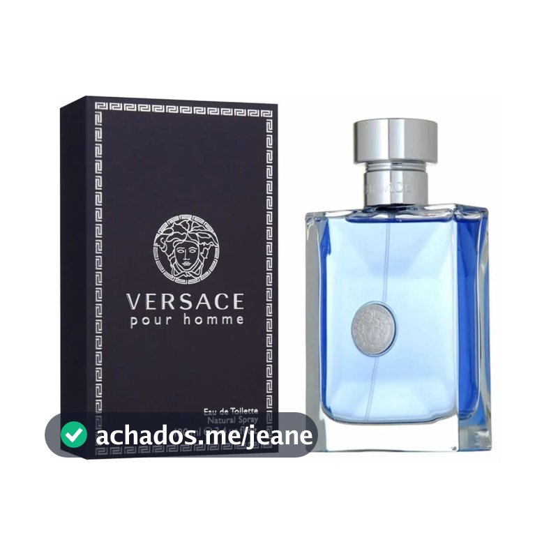 Perfume Versace Pour Homme Eau de Toilette Amadeirado Oriental 200ml