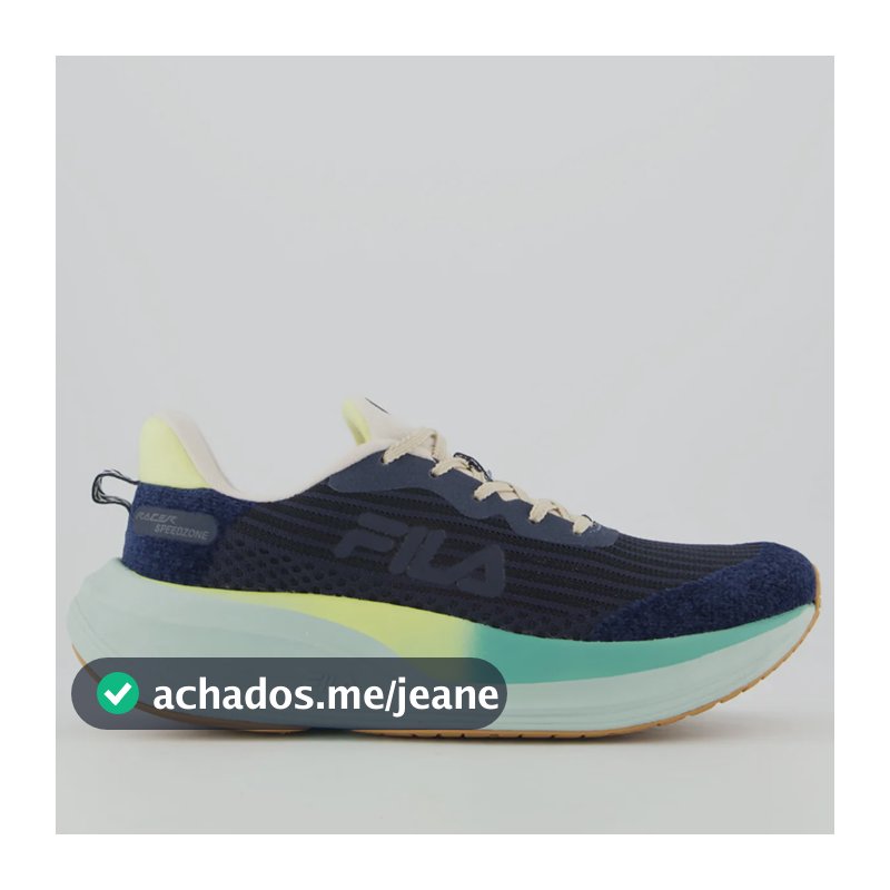 Tenis Fila Racer Speedzone Se Marinho E Bege Azul-marinho - 42 Br