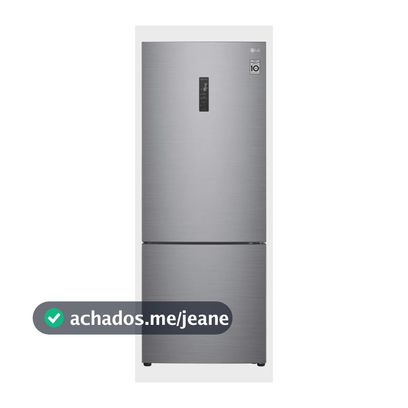 Geladeira Smart Frost Free Inverter 451l Inox Gc-b569nll2 LG Inox Look 220v