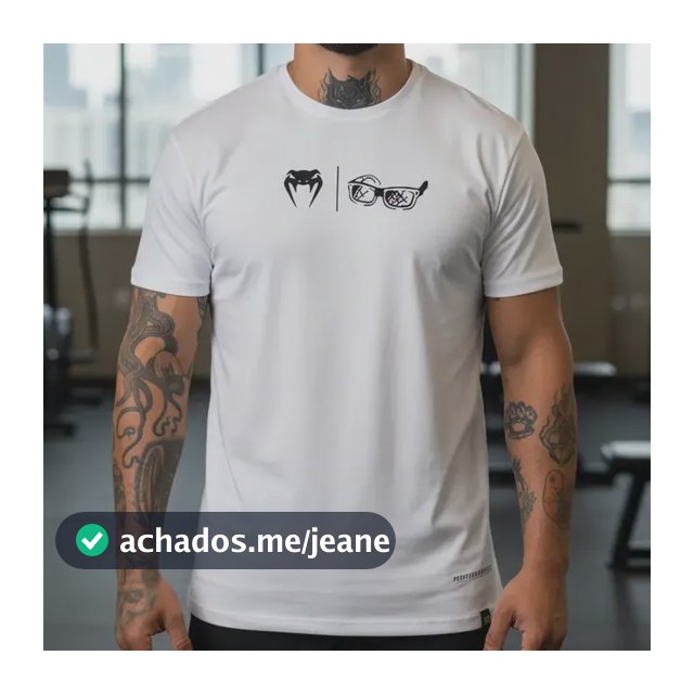 Camiseta Venum Fightnerds Ice Branca Masculina