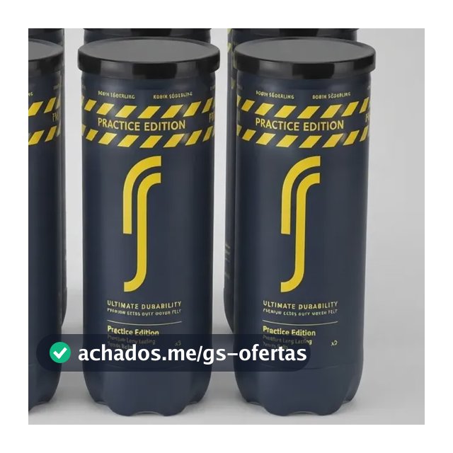 Bola De Tênis Robin Söderling Practice Edition Kit 06 Tubos Amarela