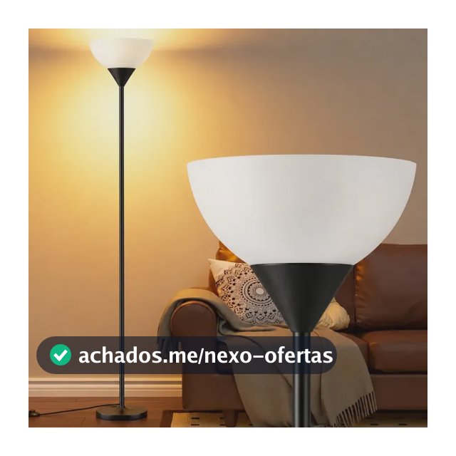 Luminária de Chão Tieesa Moderna para Sala, com E27 e 3 Opções de Altura