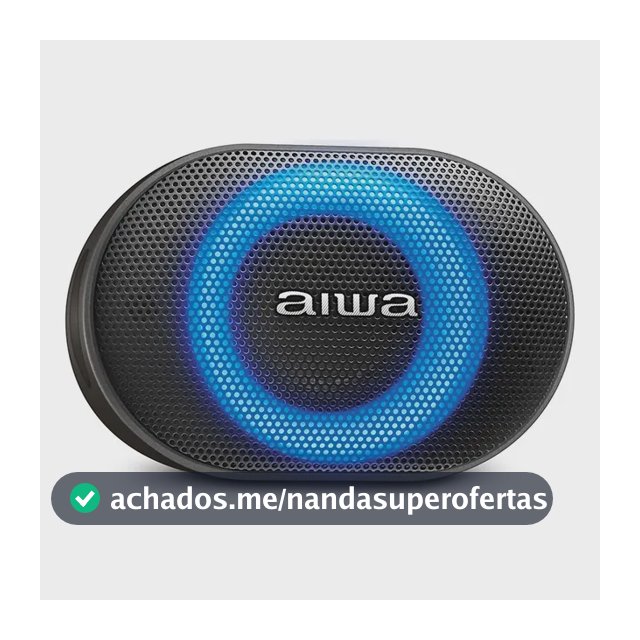 Caixa De Som Speaker Aiwa Aws-sp-06-b 10w Bluetooth Ipx6