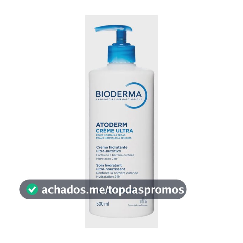 Bioderma Creme Hidratante Atoderm Creme Ultra 500ml Sem Fragrância